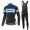 2017 Giant blu et nero Squadre Pro Abbigliamento Ciclismo Maglia Ciclismo Manica Lunga e Salopette Lunga 38012-WZ