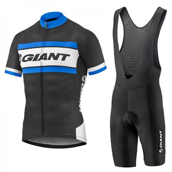 2017 Giant blu et nero Nuovo abbigliamento Ciclismo Completo Maglia Ciclismo Corta e Salopette 54886-DZ