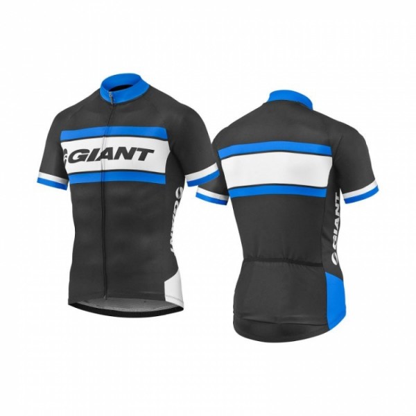 2017 Giant blu et nero Maglia Ciclismo Manica Corta 80191-BR