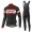2017 Giant Rosso et nero Squadre Pro Abbigliamento Ciclismo Maglia Ciclismo Manica Lunga e Salopette Lunga 86494-BF