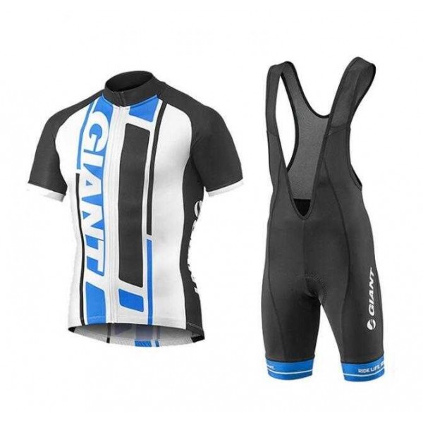 2017 Giant blu Nuovo abbigliamento Ciclismo Completo Maglia Ciclismo Corta e Salopette 87485-TK