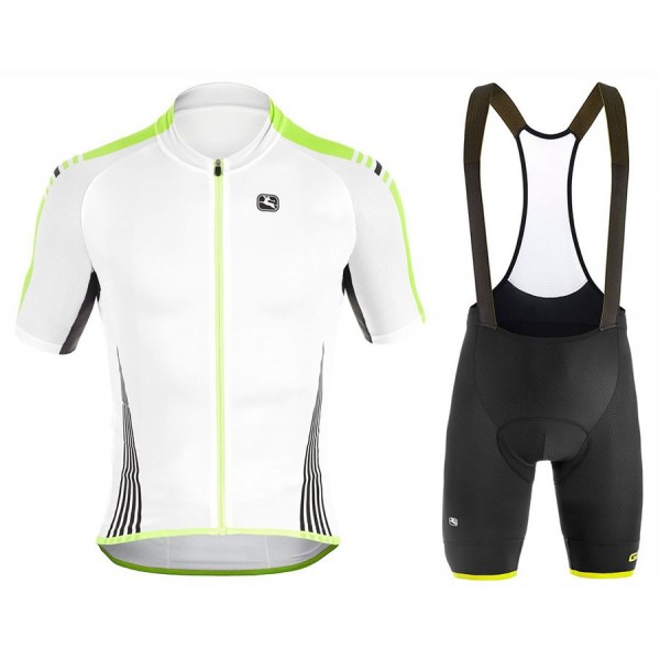 2017 Giordana Sahara bianco-verde abbigliamento Maglie Ciclismo Manica Corta et Salopette Ciclismo 21444-GK
