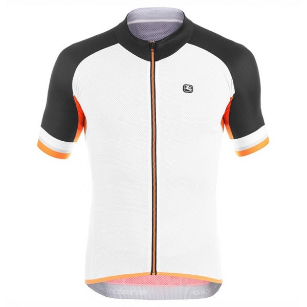 2017 Giordana Silber Line bianco-nero-arancia abbigliamento Maglie Ciclismo Manica Corta 21876-OS