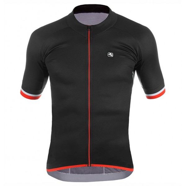 2017 Giordana Silber Line nero-Rosso abbigliamento Maglie Ciclismo Manica Corta 83843-JL