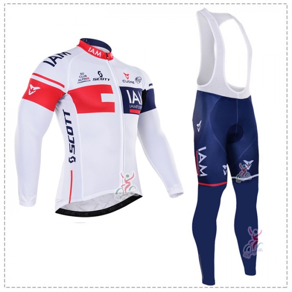 2016 IAM Abbigliamento Ciclismo Maglia Ciclismo Manica Lunga e Salopette Lunga 17404-WC