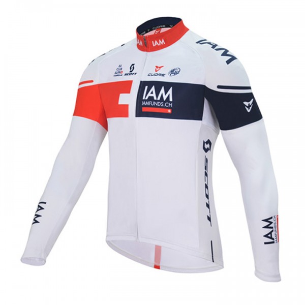 2016 IAM Maglie Ciclismo Manica Lunga 55658-PU