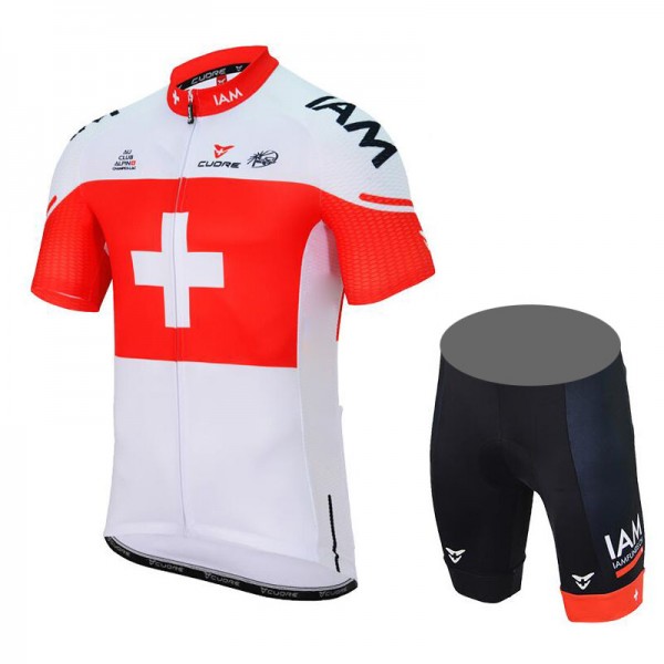 IAM 2017 Swiss Champion Nuovo abbigliamento Bici Completo Maglia Ciclismo Corta e Pantaloncini 91495-FV IAM 2017 Swiss Champion Nuovo abbigliamento Bici Completo Maglia Ciclismo Corta e Pantaloncini 91495-FV