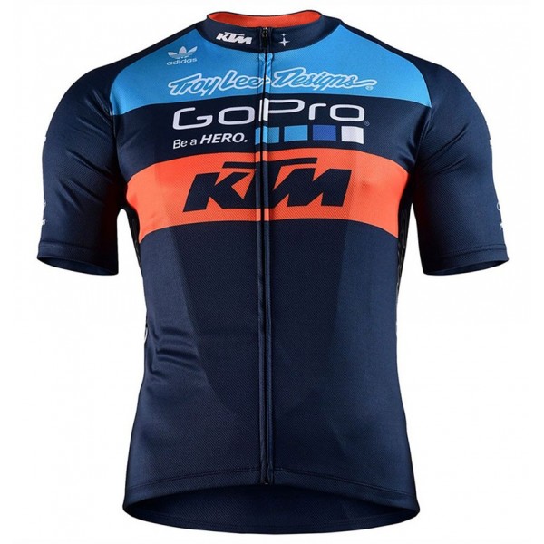 2017 KTM blu-arancia Maglia Ciclismo Manica Corta 30584-PI