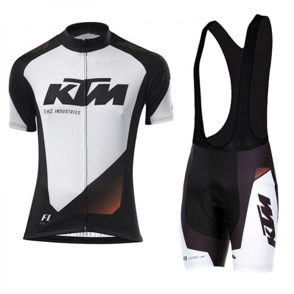 2016 KTM black factory line mtb Nuovo abbigliamento Ciclismo Completo Maglia Ciclismo Corta e Salopette 52356-AT