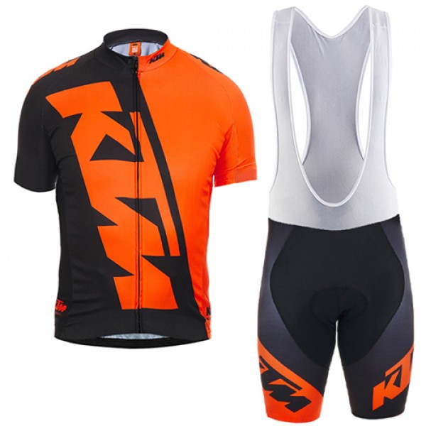 KTM 2017 abbigliamento Maglie Ciclismo Manica Corta et Salopette Ciclismo arancia nero 91405-VY