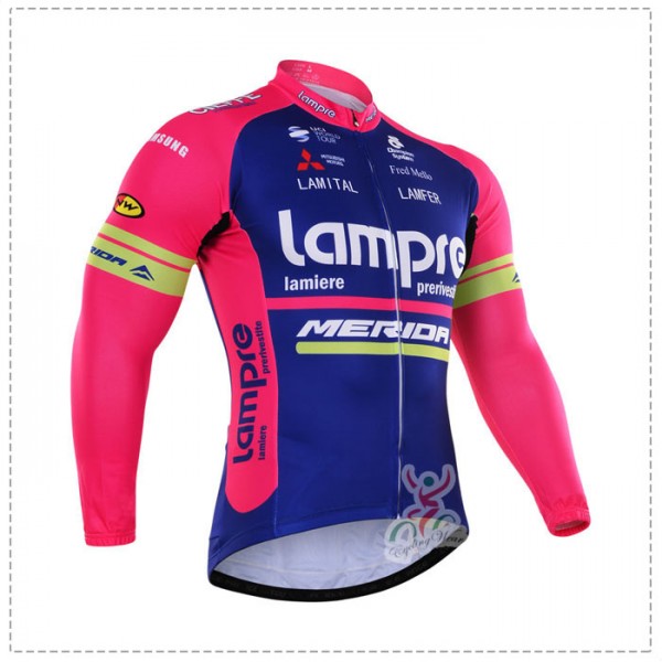 2016 Lampre Merida Maglia Ciclismo Manica Lunga 30234-AE 2016 Lampre Merida Maglia Ciclismo Manica Lunga 30234-AE