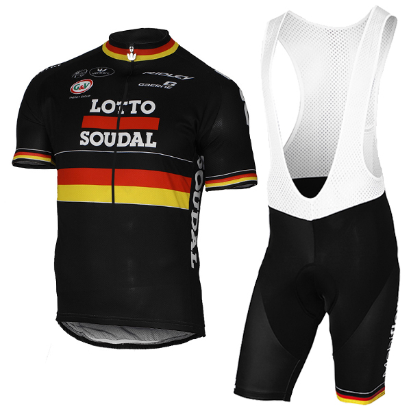 2017 LOTTO SOUDAL Germany nero Nuovo abbigliamento Ciclismo Completo Maglia Ciclismo Corta e Salopette 68725-FS 2017 LOTTO SOUDAL Germany nero Nuovo abbigliamento Ciclismo Completo Maglia Ciclismo Corta e Salopette 68725-FS