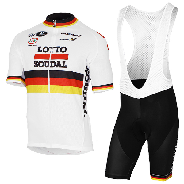 2017 LOTTO SOUDAL Germany bianco Nuovo abbigliamento Ciclismo Completo Maglia Ciclismo Corta e Salopette 75542-OH 2017 LOTTO SOUDAL Germany bianco Nuovo abbigliamento Ciclismo Completo Maglia Ciclismo Corta e Salopette 75542-OH