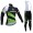2017 Merida verde Squadre Pro Abbigliamento Ciclismo Maglia Ciclismo Manica Lunga e Salopette Lunga 31041-CG