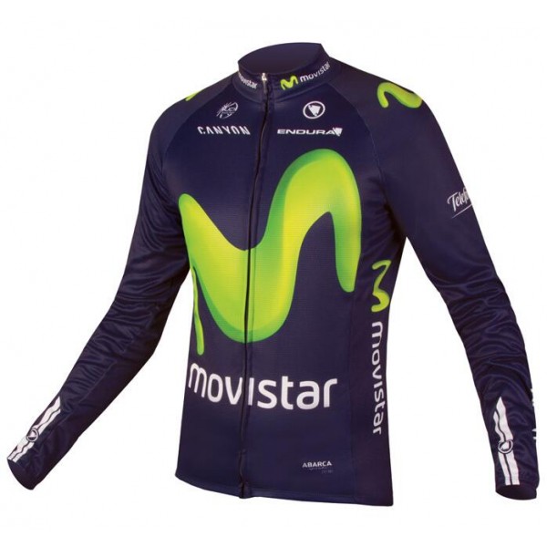 2016 Movistar Maglie Ciclismo Manica Lunga 23337-VZ
