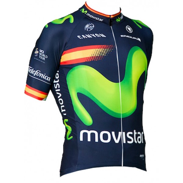 2016 Movistar Maglia Ciclismo Manica Corta 43799-LP