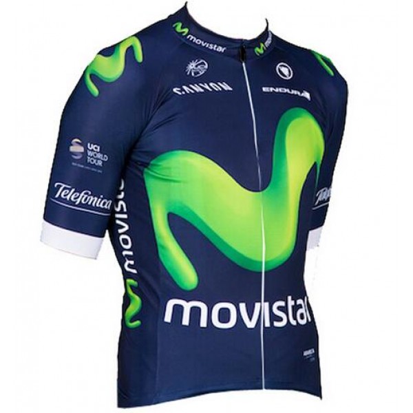 2016 Movistar Maglia Ciclismo Manica Corta 02 50323-WT