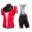 Nalini PRO Rosso Nuovo abbigliamento Ciclismo Completo Maglia Ciclismo Corta e Salopette nero bianco Rosso 79759-WF