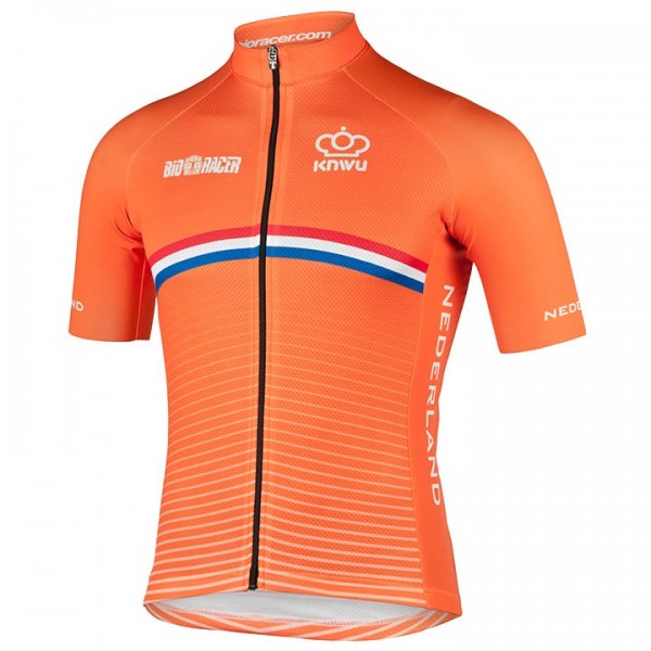 2017 neerlandais National Team Maglia Ciclismo Manica Corta 37123-HZ