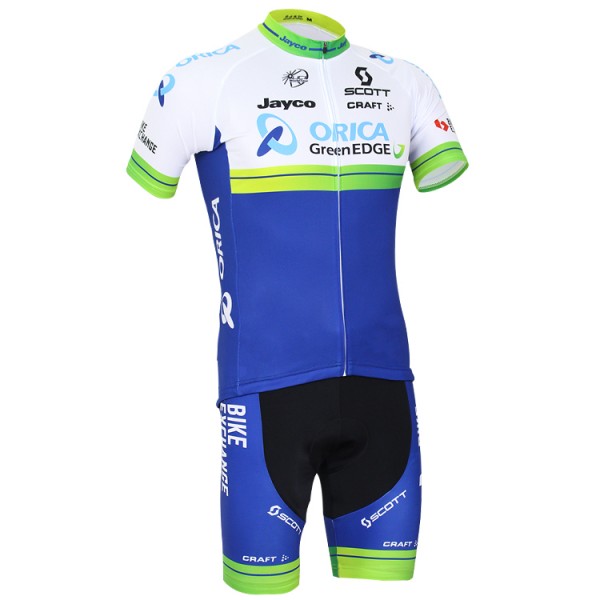 2016 ORICA GreenEDGE Nuovo abbigliamento Bici Completo Maglia Ciclismo Corta e Pantaloncini 22033-PF 2016 ORICA GreenEDGE Nuovo abbigliamento Bici Completo Maglia Ciclismo Corta e Pantaloncini 22033-PF