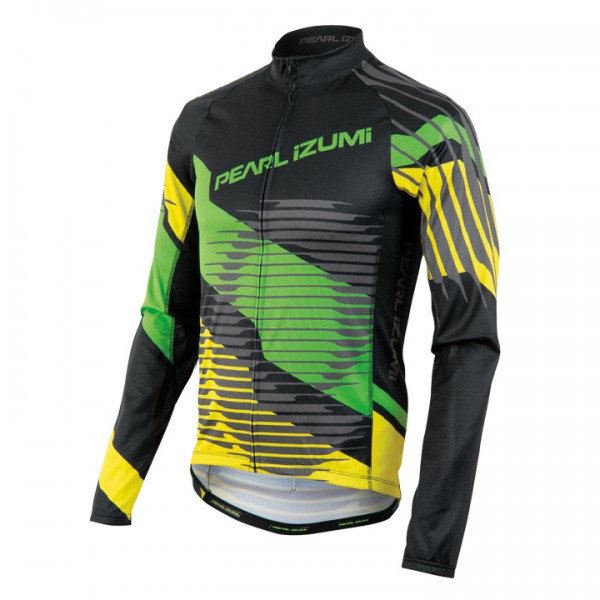 PEARL IZUMI 2016 Team verde giallo nero Tenue Maglia Ciclismo Manica Lunga 68260-NV PEARL IZUMI 2016 Team verde giallo nero Tenue Maglia Ciclismo Manica Lunga 68260-NV