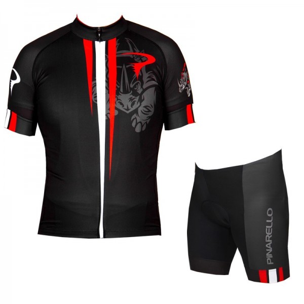 2016 Pinarello Rhino Corsa Red White Nuovo abbigliamento Bici Completo Maglia Ciclismo Corta e Pantaloncini 15368-PO