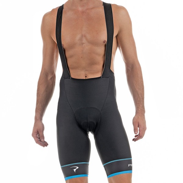 2017 Pinarello Tour Salopette Ciclismo - nero Sky blu 17822-NJ