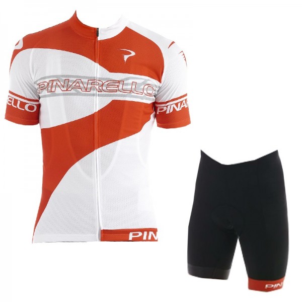 2016 Pinarello Classic White Red Nuovo abbigliamento Bici Completo Maglia Ciclismo Corta e Pantaloncini 69652-IV