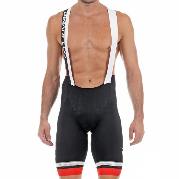 2017 Pinarello Corsa Salopette Ciclismo - nero Rosso 73189-DF