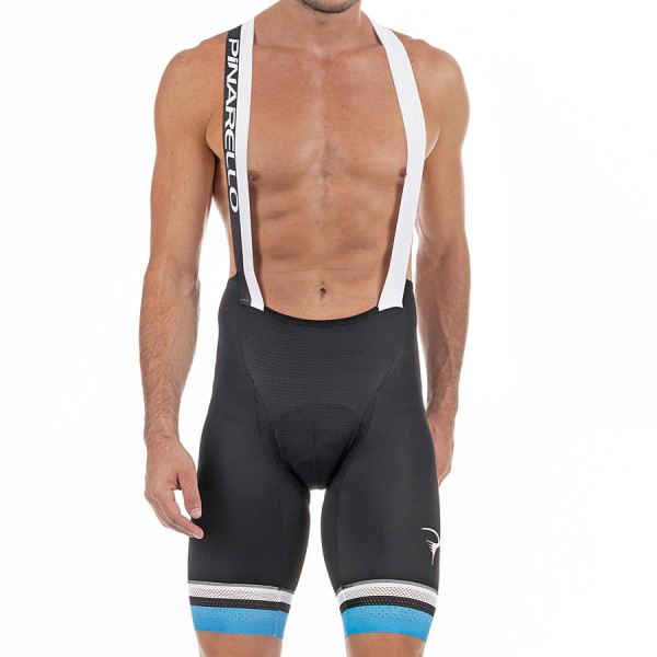 2017 Pinarello Corsa Salopette Ciclismo - nero Sky blu 87269-UB