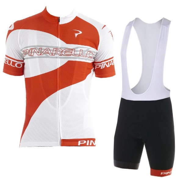 2016 Pinarello Classic White Red Nuovo abbigliamento Ciclismo Completo Maglia Ciclismo Corta e Salopette 94840-AO