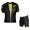 2016 Pinarello Rhino Corsa Black Yellow Nuovo abbigliamento Bici Completo Maglia Ciclismo Corta e Pantaloncini 97701-XE