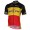 Quick Step 2017 nero giallo Maglia Ciclismo Manica Corta 16949-CL