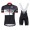 2016 Santini Atom 2.0 nero bianco Rosso Nuovo abbigliamento Ciclismo Completo Maglia Ciclismo Corta e Salopette 33464-EV
