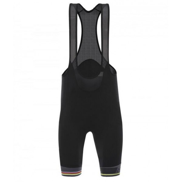 2016 Santini UCI arc en ciel ligne bianco Salopette Ciclismo 61794-MT