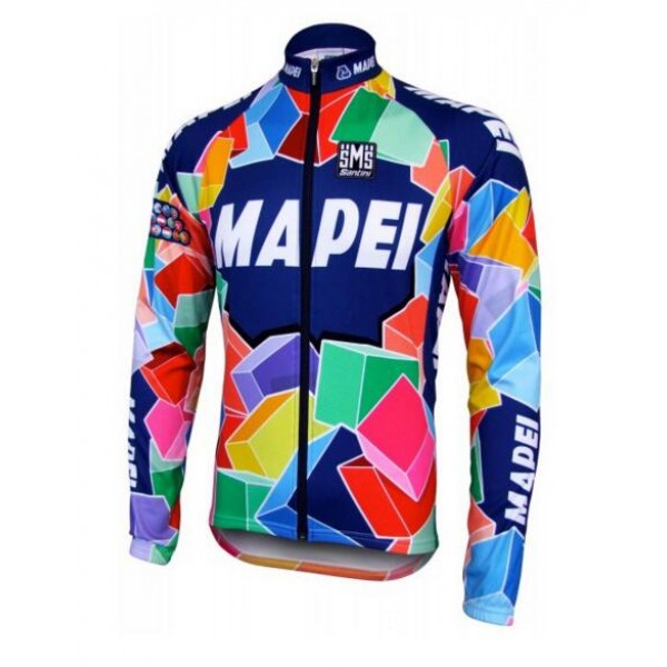 MAPEI RETRO Maglia Ciclismo Manica Lunga 73554-BH