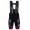 2016 Santini Interactive 3.0 nero Rosso Salopette Ciclismo 78841-BN
