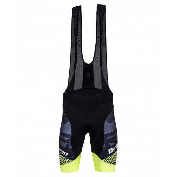 2016 Santini Interactive 3.0 nero verde Salopette Ciclismo 89220-IE