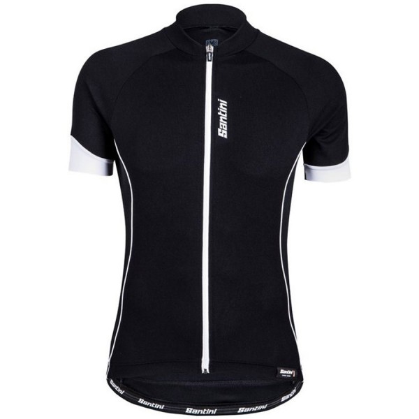 2016 Santini Ora nero Maglia Ciclismo Manica Corta 96754-LF