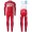 2016 Scott ODLO Team Rosso Thermo Squadre Pro Abbigliamento Ciclismo Maglia Ciclismo Manica Lunga e Salopette Lunga 22757-YC