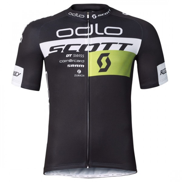 SCOTT ODLO 2016 NERO Maglia Ciclismo Manica Corta 42161-KS