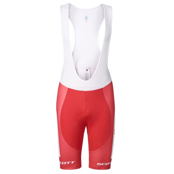 SCOTT ODLO 2016 ROSSO Salopette Ciclismo 62716-AP