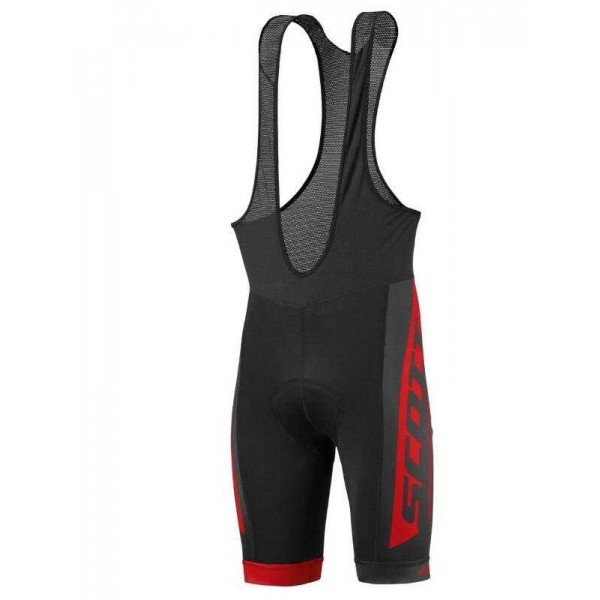 2017 Scott Rc nero Rosso Salopette Ciclismo 15531-MU