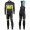 2016 Scott Team nero -giallo Thermo Squadre Pro Abbigliamento Ciclismo Maglia Ciclismo Manica Lunga e Salopette Lunga 16829-CK