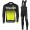2017 Scott Rc nero bianco giallo Squadre Pro Abbigliamento Ciclismo Maglia Ciclismo Manica Lunga e Salopette Lunga 23326-EY