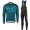 2017 Scott Rc blu Squadre Pro Abbigliamento Ciclismo Maglia Ciclismo Manica Lunga e Salopette Lunga 36615-XF