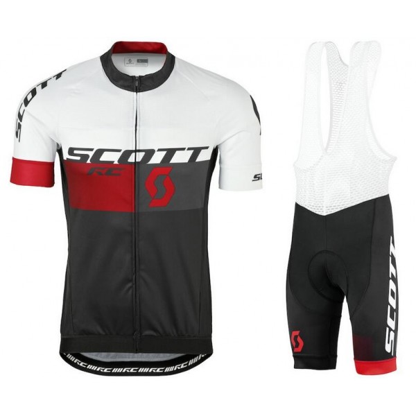 2016 Scott RC Rosso Nuovo abbigliamento Ciclismo Completo Maglia Ciclismo Corta e Salopette 44400-KR
