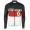2016 Scott Team nero -Rosso -bianco Maglie Ciclismo Manica Lunga 52610-RJ