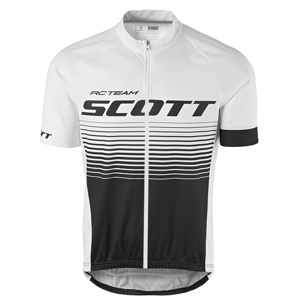 2017 Scott Rc bianco nero Maglia Ciclismo Manica Corta Outlet 65852-RE