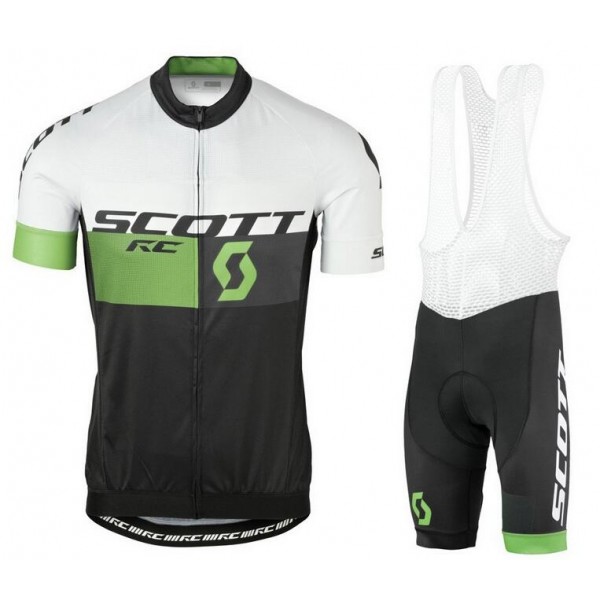 2016 Scott RC verde Nuovo abbigliamento Ciclismo Completo Maglia Ciclismo Corta e Salopette 88502-GC
